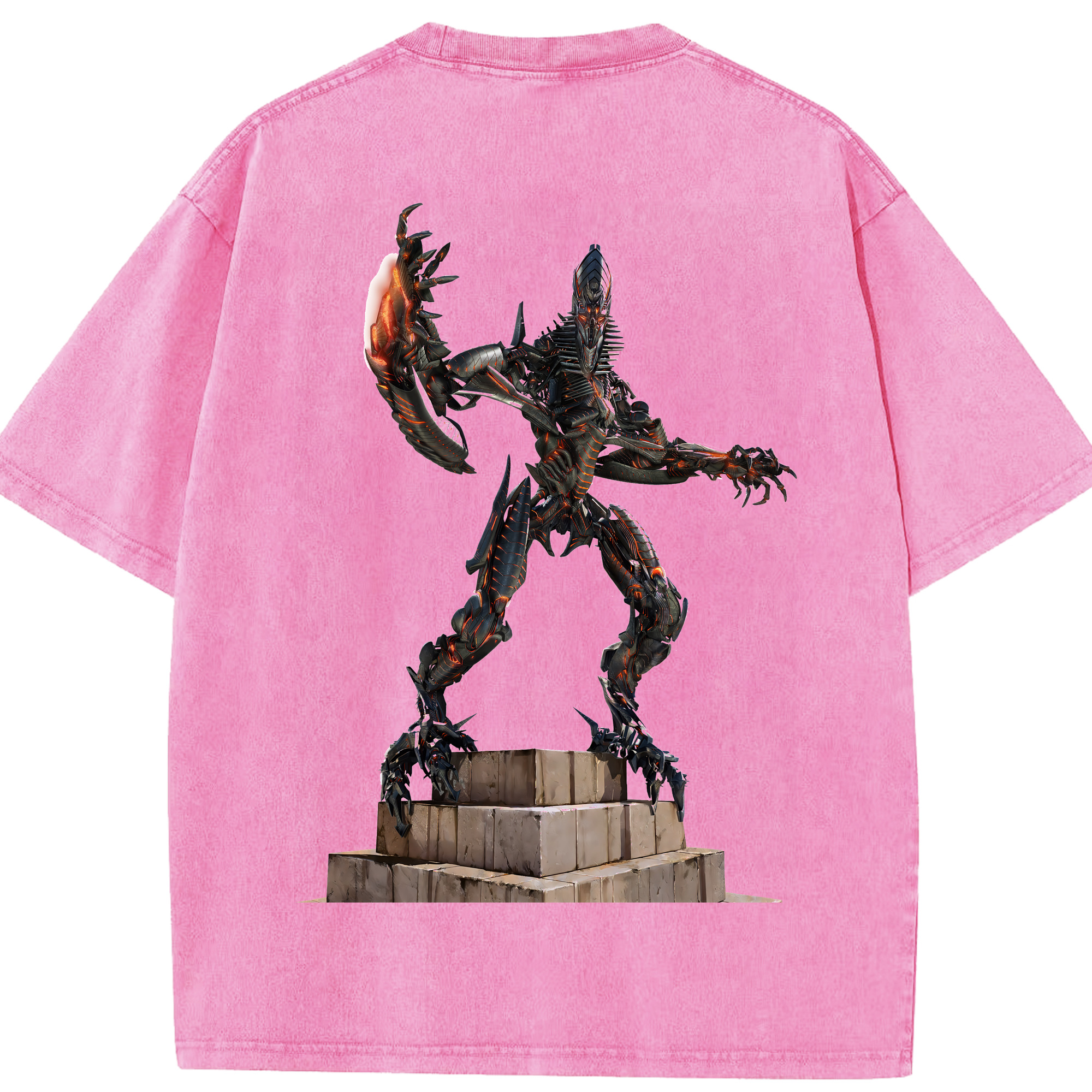 （画像用） Transformers トランスフォーマー 綿100% ヴィンテージ風 半袖Tシャツ（背面プリント）